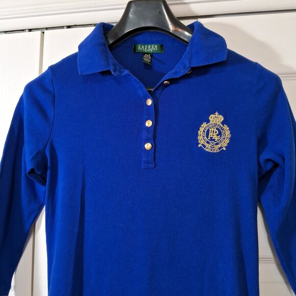 Lauren Ralph Lauren polo sweater with gold embroidered logo - Picture 2 of 11